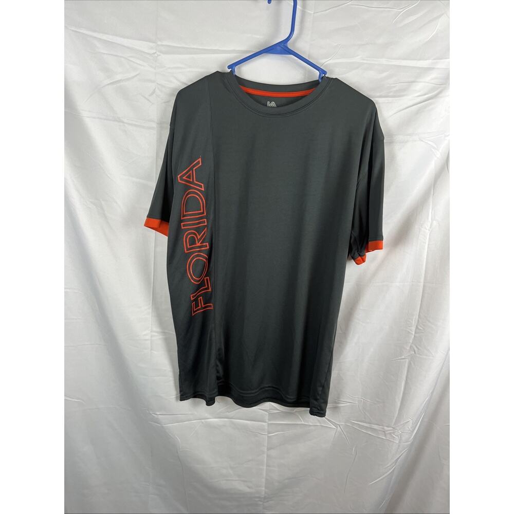 Florida Gators Mens Medium T-shirt Dri Fit Knights Apparel Gray Gator Orange
